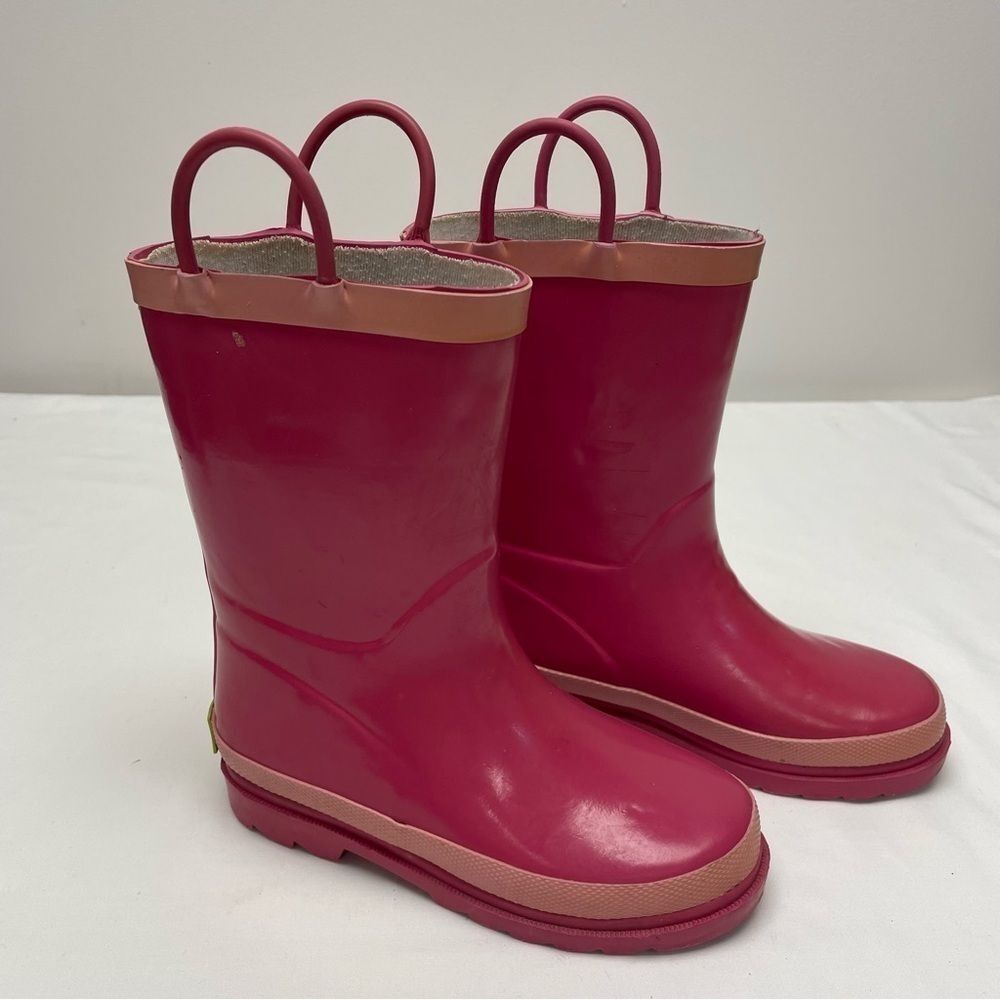 Western Chief Classic Fire Chief Pink Rain Boots Girl's Size 11/12.